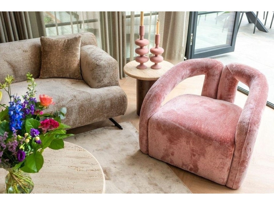 RICHMOND fotel DANA różowy - Richmond Interiors
